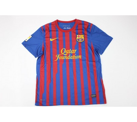 Barcelona 11/12 Home Red&Blue Soccer Jersey